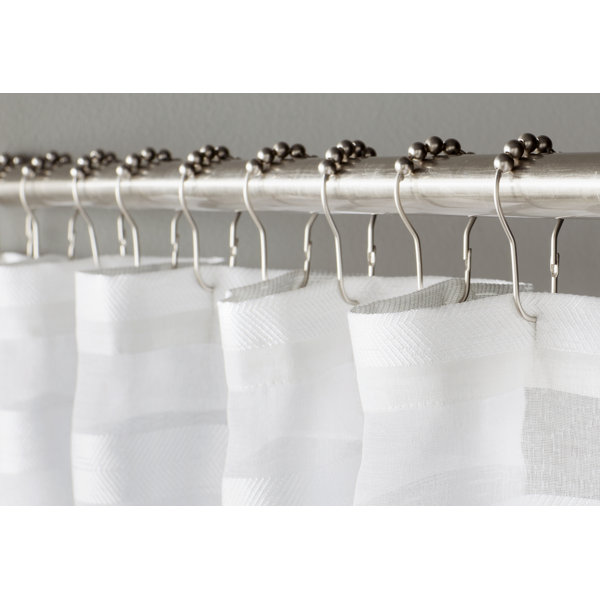 Wayfair Basics® Metal Beaded Roller Shower Curtain Rings & Reviews